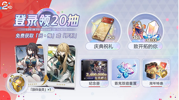 崩壞星穹鐵道3.2周年慶福利匯總 崩壞星穹鐵道3.2周年慶福利匯總