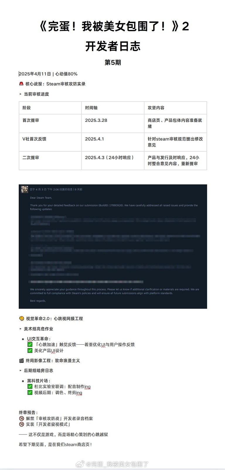《我被美女包圍2》開發進展：視覺效果迎來重大升級