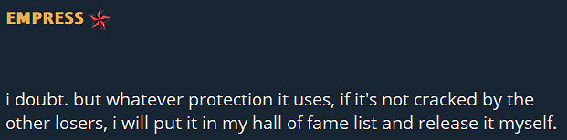 無所謂我會出手!駭客女皇歸來 D加密遊戲在劫難逃? 無所謂我會出手!駭客女皇歸來 D加密遊戲在劫難逃?