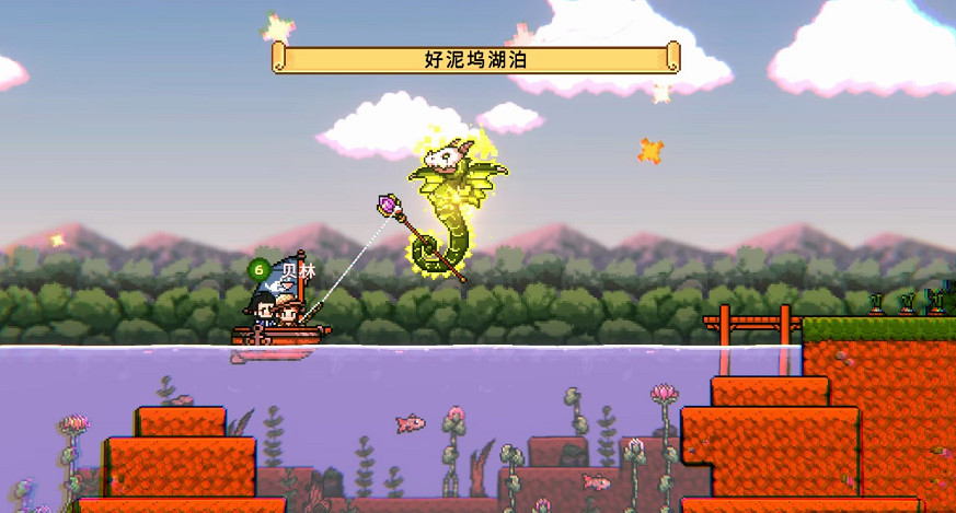 奇幻像素《釣魚哥的奇妙冒險》發售 漁夫甩桿救世界