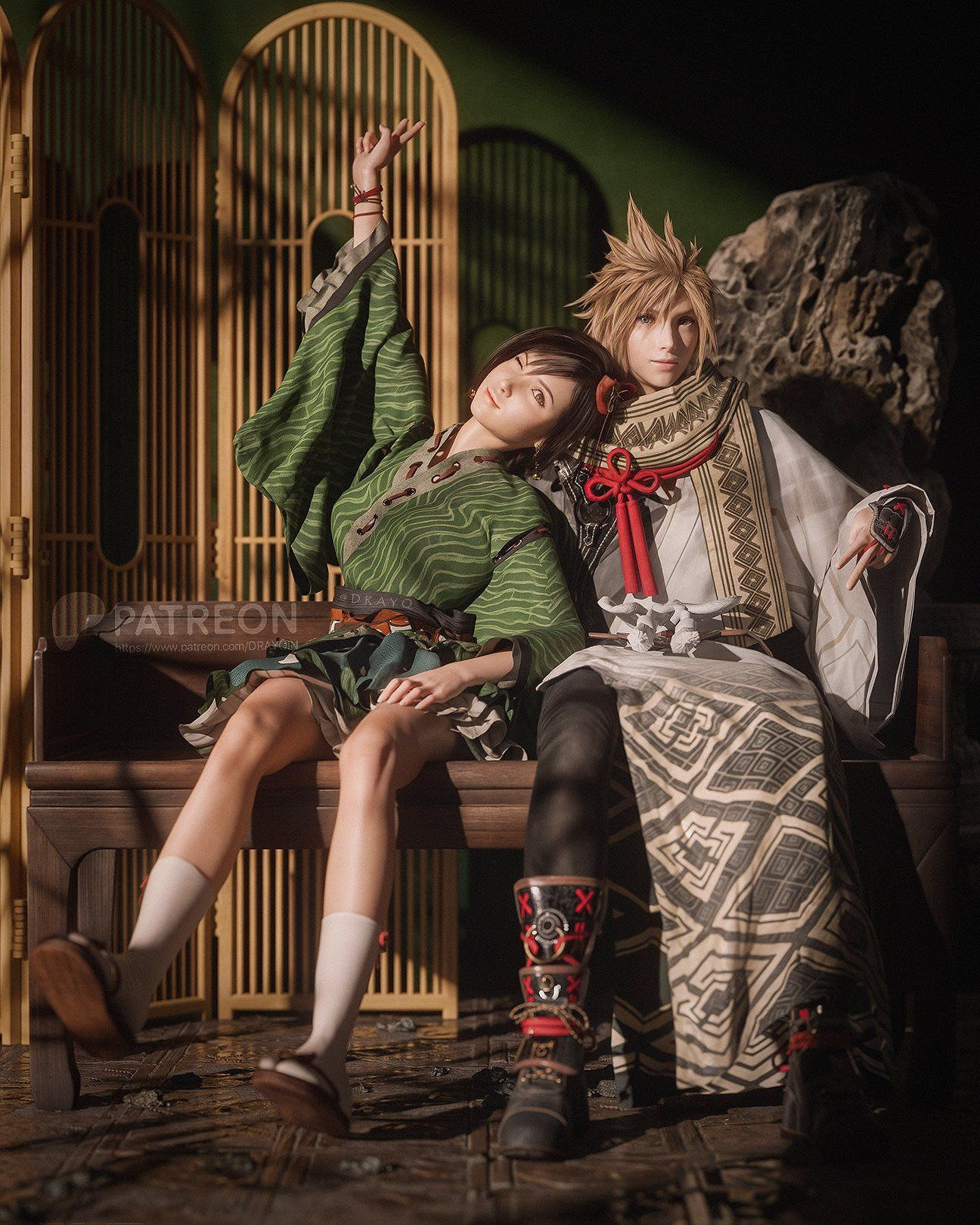 3D推主曬《最終幻想7》愛麗絲面部模型:楚楚動人! 3D推主曬《最終幻想7》愛麗絲面部模型:楚楚動人!