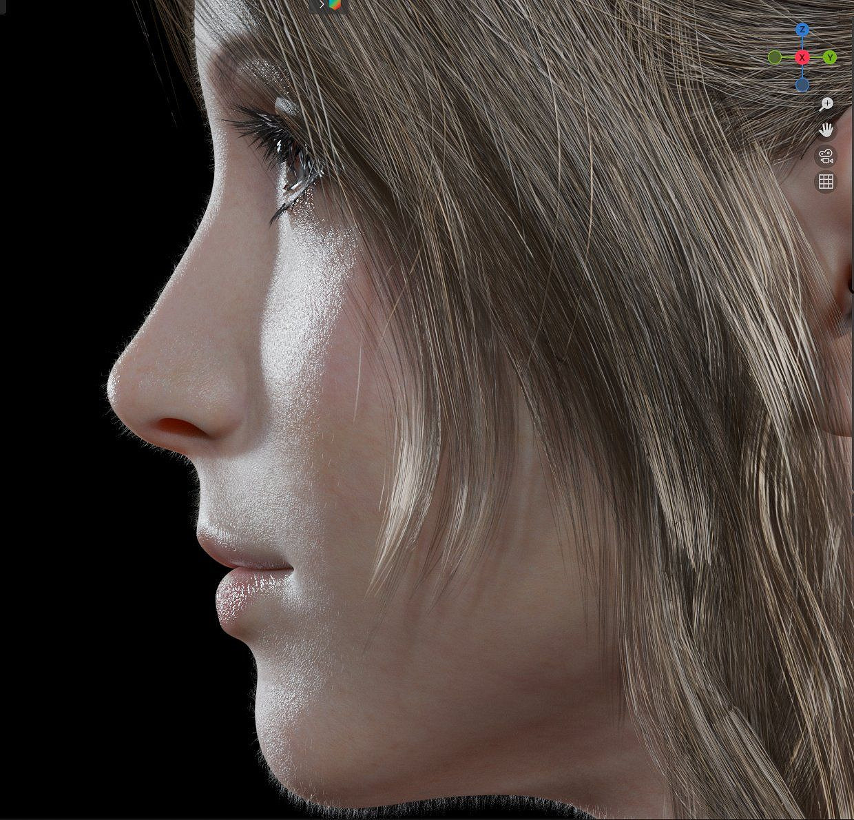 3D推主曬《最終幻想7》愛麗絲面部模型:楚楚動人! 3D推主曬《最終幻想7》愛麗絲面部模型:楚楚動人!