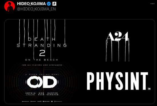 小島秀夫四大項目進展：《死亡擱淺》等作品動態一覽