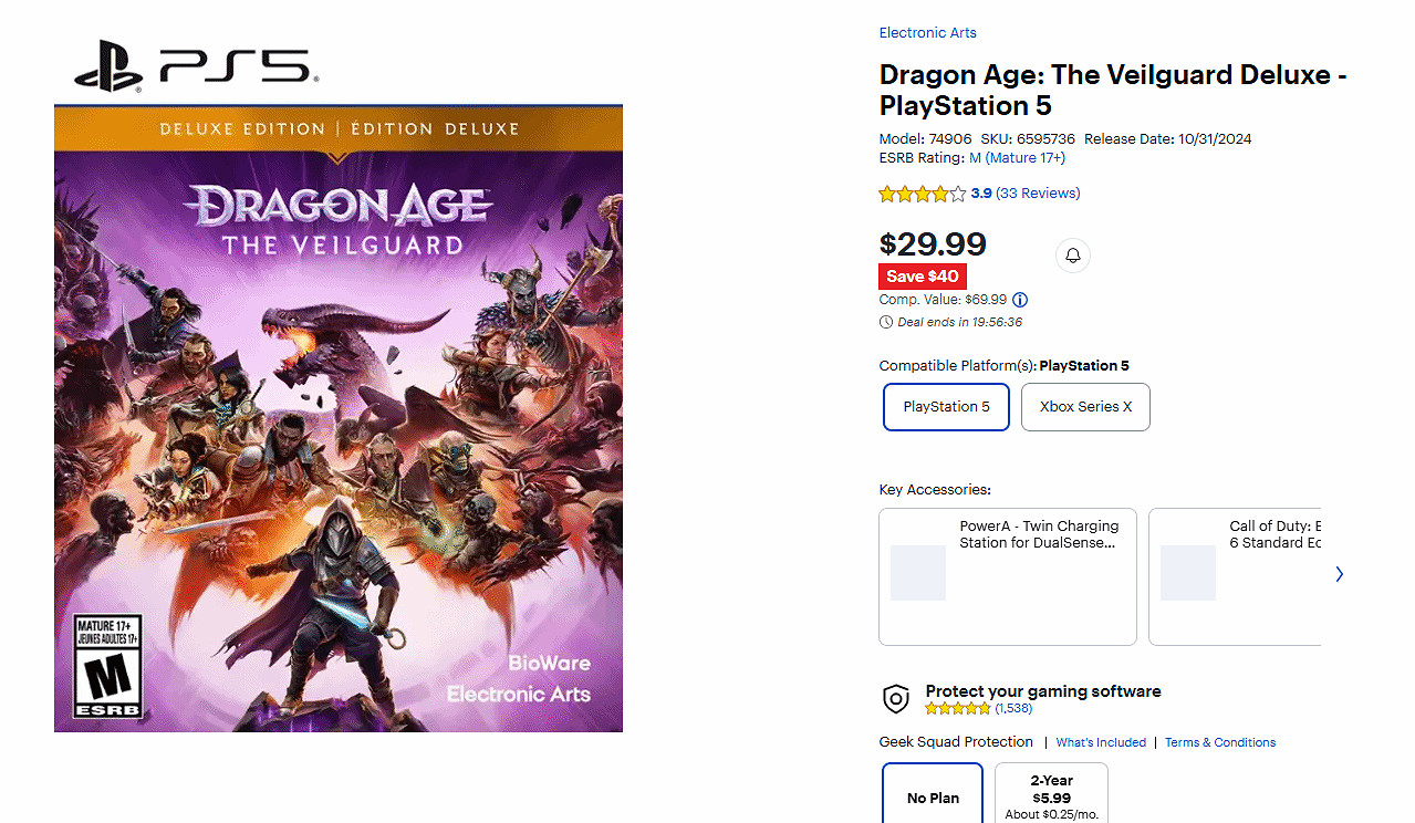 真沒人玩了！《闇龍紀元4》豪華版售價已降至30美元