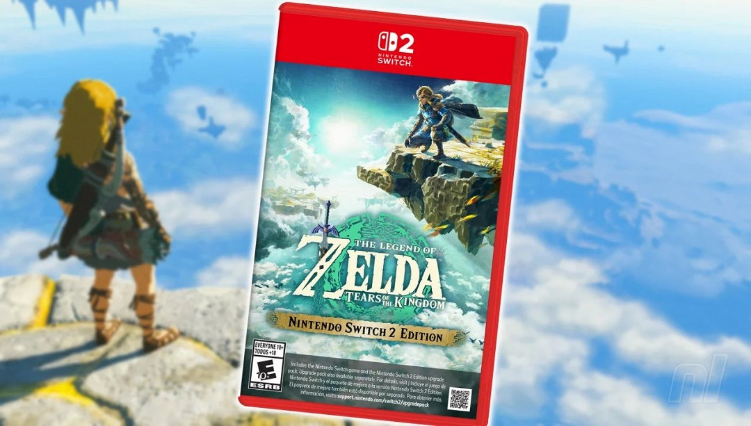 “Switch 2版”實體遊戲所有內容將放在一張卡上