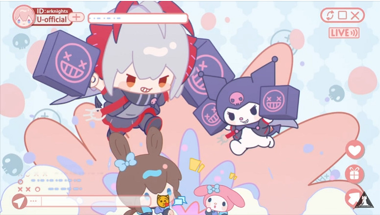 《明日方舟》與三麗鷗家族連動“虹彩茶會”合作活動