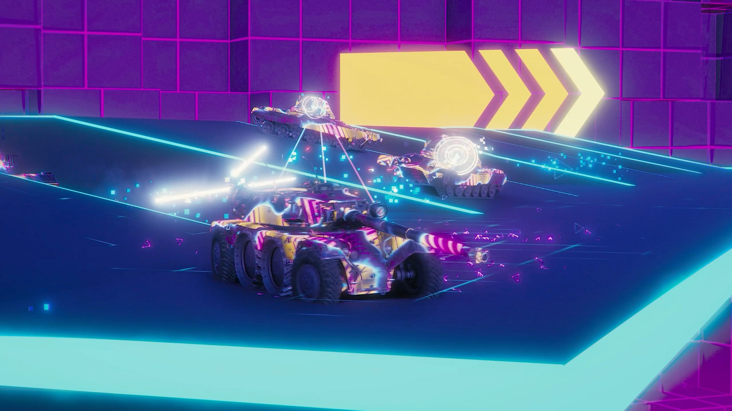 駕駛坦克全速狂飆!《坦克世界》霓虹競速模式已開啟 駕駛坦克全速狂飆!《坦克世界》霓虹競速模式已開啟