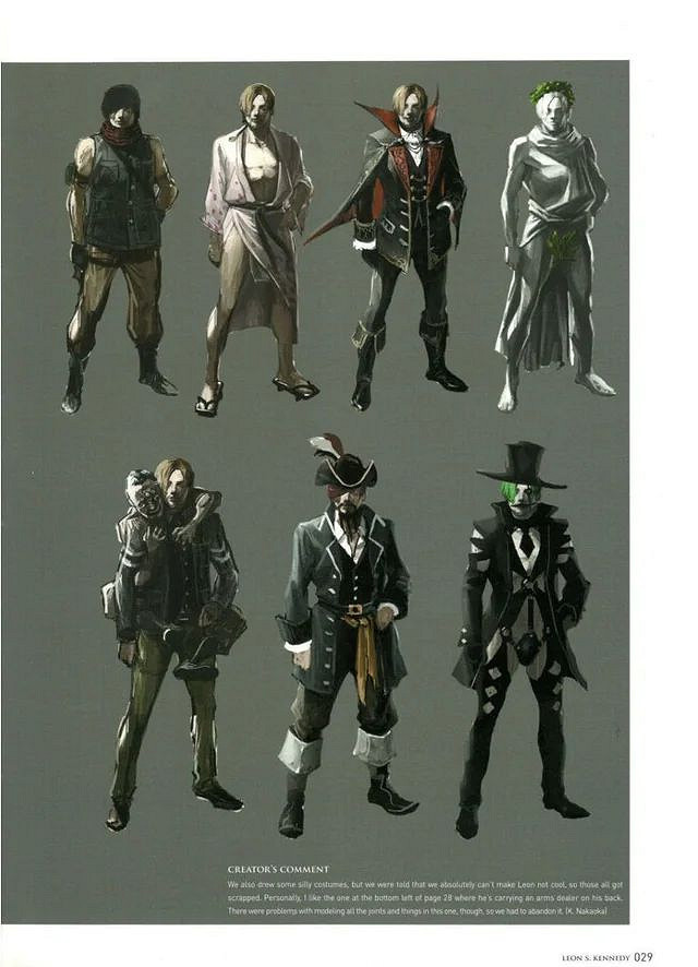 《生化6》廢棄服裝圖曝光:誘人護士服、性感漁網襪! 《生化6》廢棄服裝圖曝光:誘人護士服、性感漁網襪!