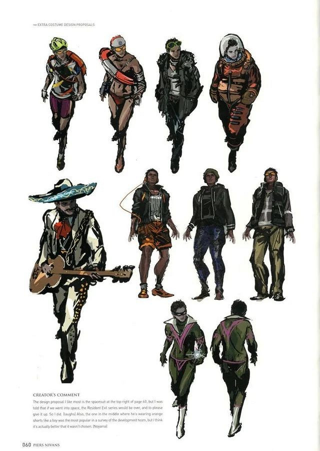 《惡靈古堡6》廢棄服裝設計圖 艾達王服裝太棒了 《惡靈古堡6》廢棄服裝設計圖 艾達王服裝太棒了