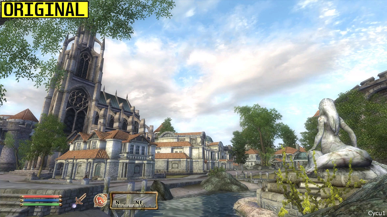 虛幻5畫面爆強!《上古卷軸4》重製版 畫面對比影片 虛幻5畫面爆強!《上古卷軸4》重製版 畫面對比影片