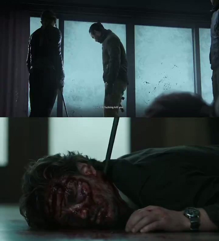 高能警告!《最後的生還者》虐殺喬爾劇版和遊戲對比 高能警告!《最後的生還者》虐殺喬爾劇版和遊戲對比