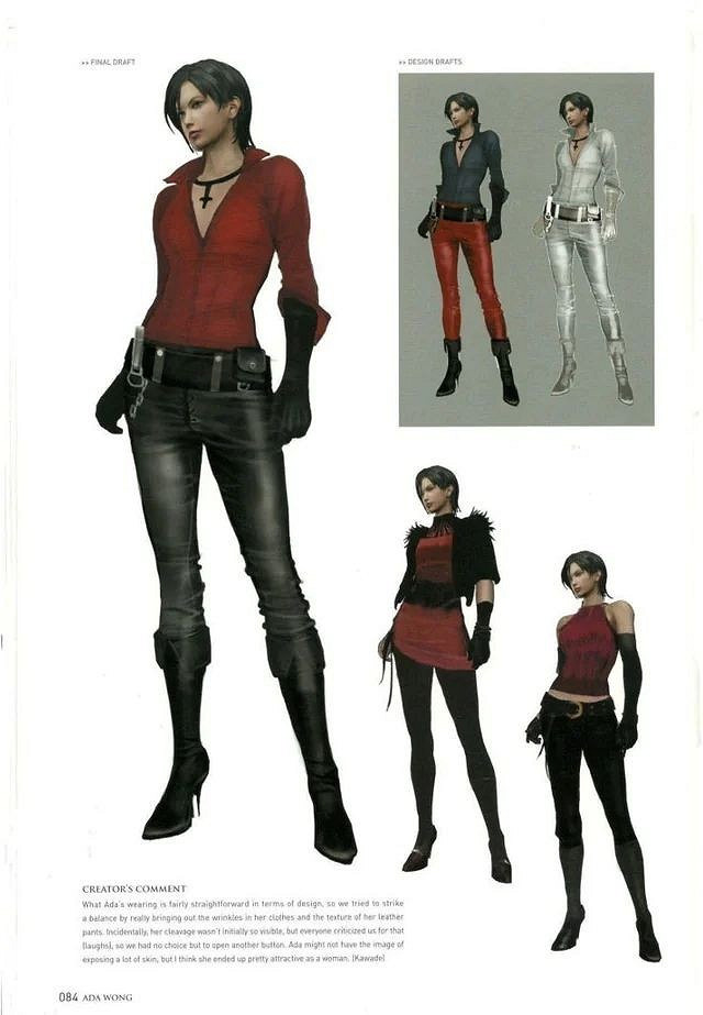 《惡靈古堡6》廢棄服裝設計圖 艾達王服裝太棒了 《惡靈古堡6》廢棄服裝設計圖 艾達王服裝太棒了