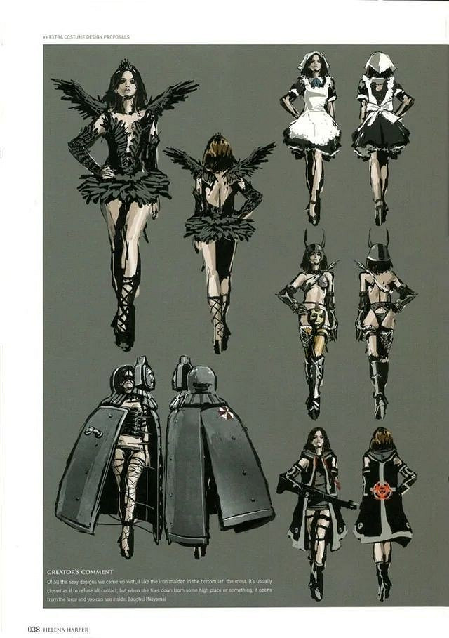 《惡靈古堡6》廢棄服裝設計圖 艾達王服裝太棒了 《惡靈古堡6》廢棄服裝設計圖 艾達王服裝太棒了