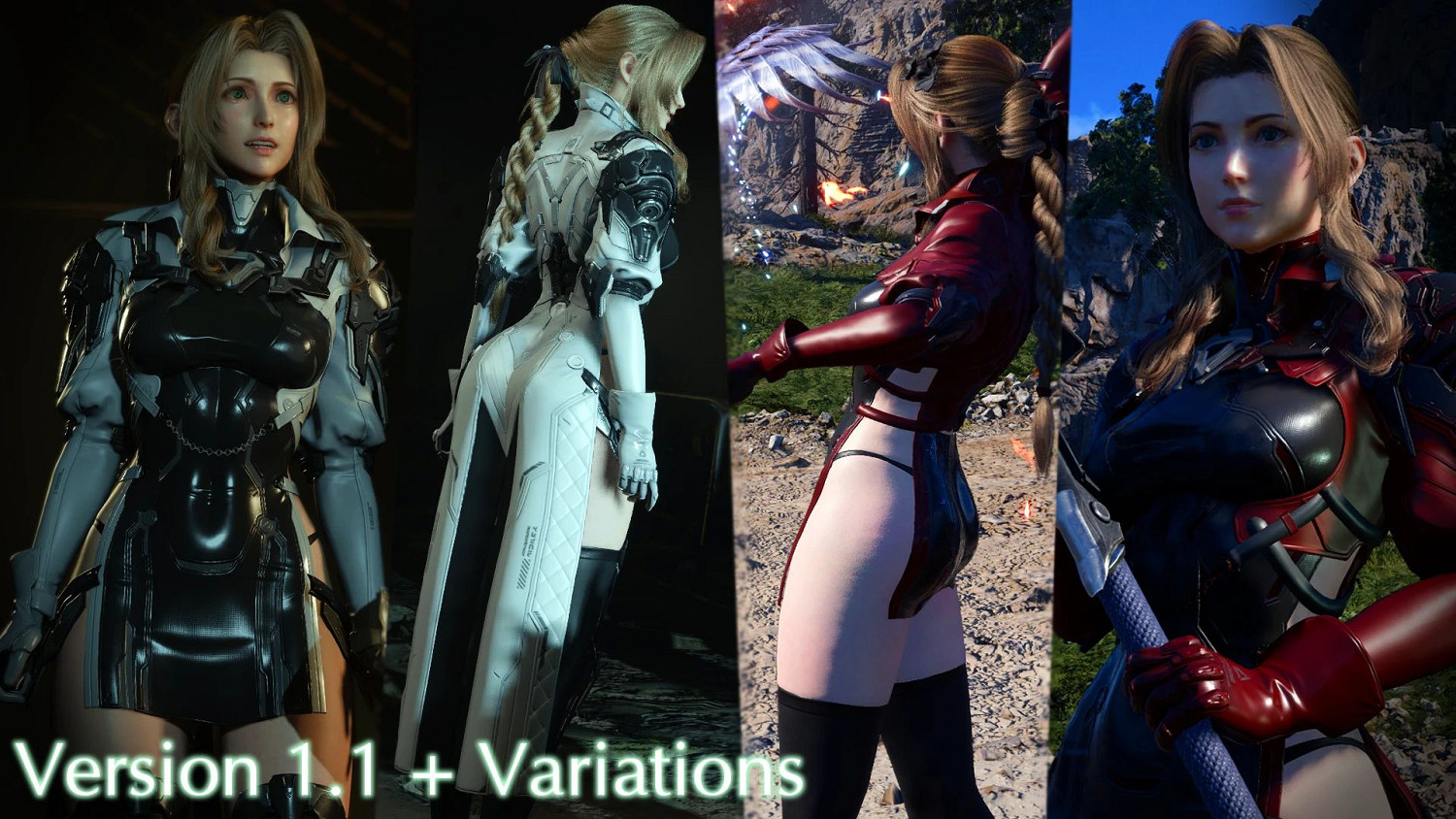 緊身包臀衣性感加倍！《FF7重生》愛莉絲新服裝MOD