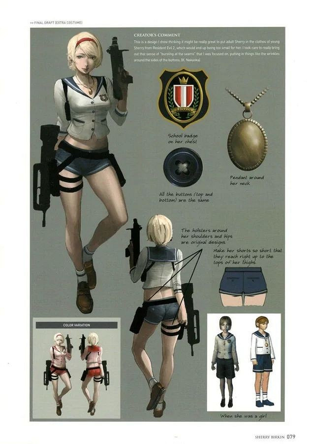 《惡靈古堡6》廢棄服裝設計圖 艾達王服裝太棒了 《惡靈古堡6》廢棄服裝設計圖 艾達王服裝太棒了