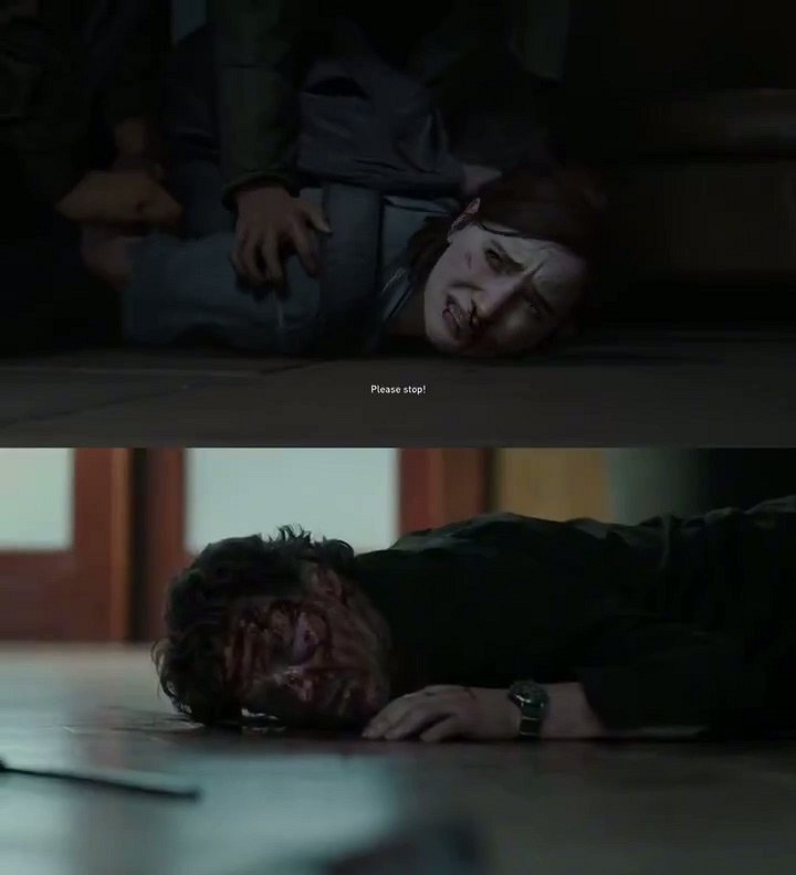 高能警告!《最後的生還者》虐殺喬爾劇版和遊戲對比 高能警告!《最後的生還者》虐殺喬爾劇版和遊戲對比