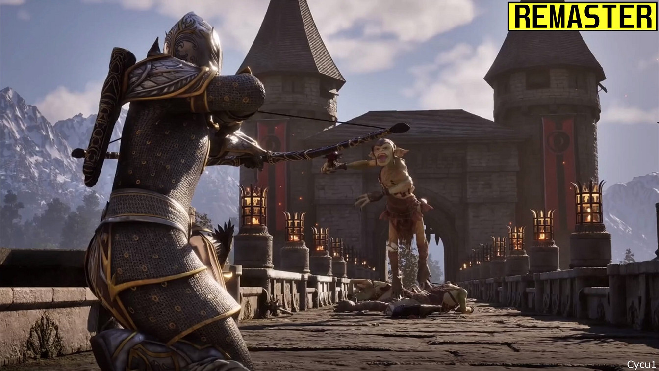 虛幻5畫面爆強!《上古卷軸4》重製版 畫面對比影片 虛幻5畫面爆強!《上古卷軸4》重製版 畫面對比影片