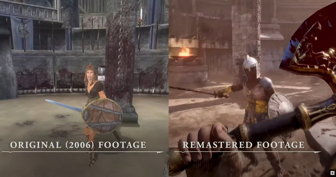 《上古卷軸4:重製版》公布 2006原版和2025年復刻版畫面對比 《上古卷軸4:重製版》公布 2006原版和2025年復刻版畫面對比