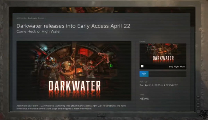 合作恐怖遊戲《黑水》玩家將攜手對抗敵艦與深海怪物！