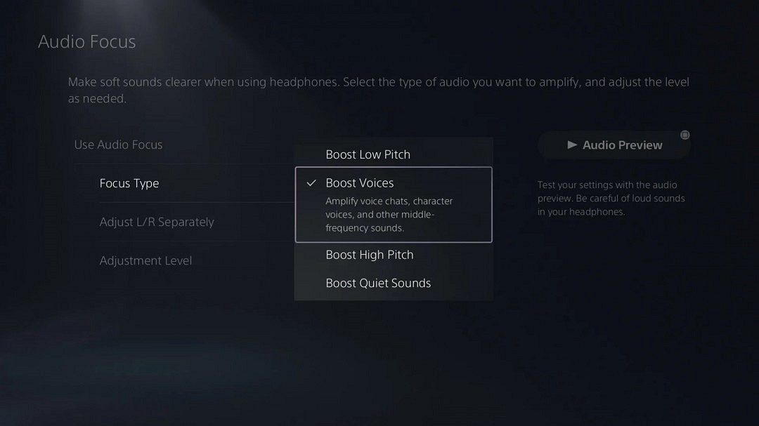 索尼PS5 4月24日更新 經典主題與“音訊聚焦”功能來襲