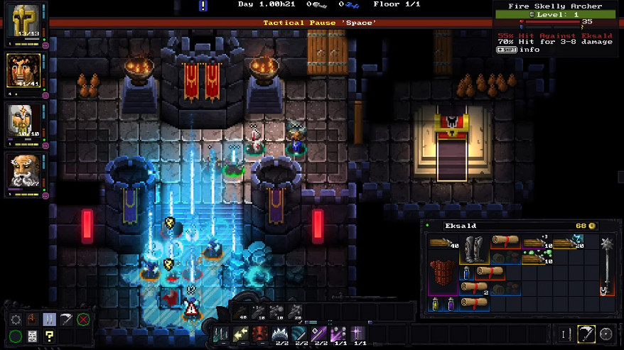 像素版暗黑地牢+永恒之塔?《逃離瘋狂帝國》搶先體驗