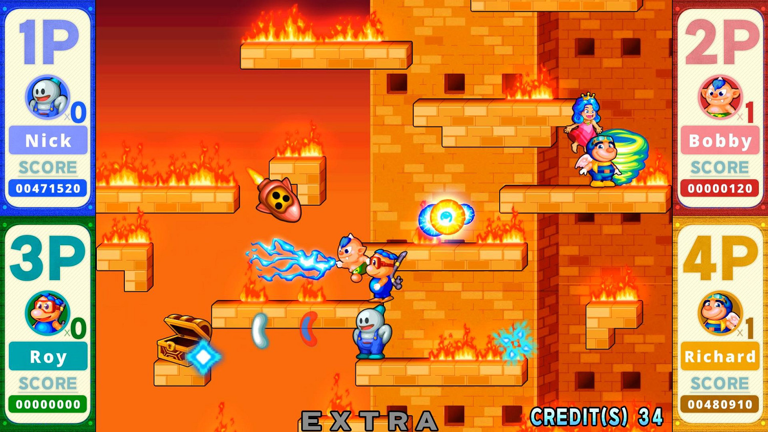 經典動作遊戲《雪人兄弟2特別版》Switch版今日發售