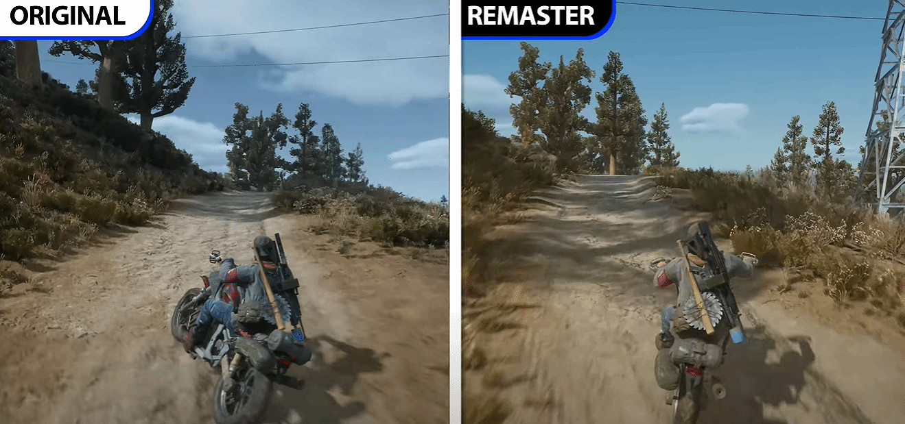 《往日不再》復刻版與原版對比：光照與紋理顯著優化