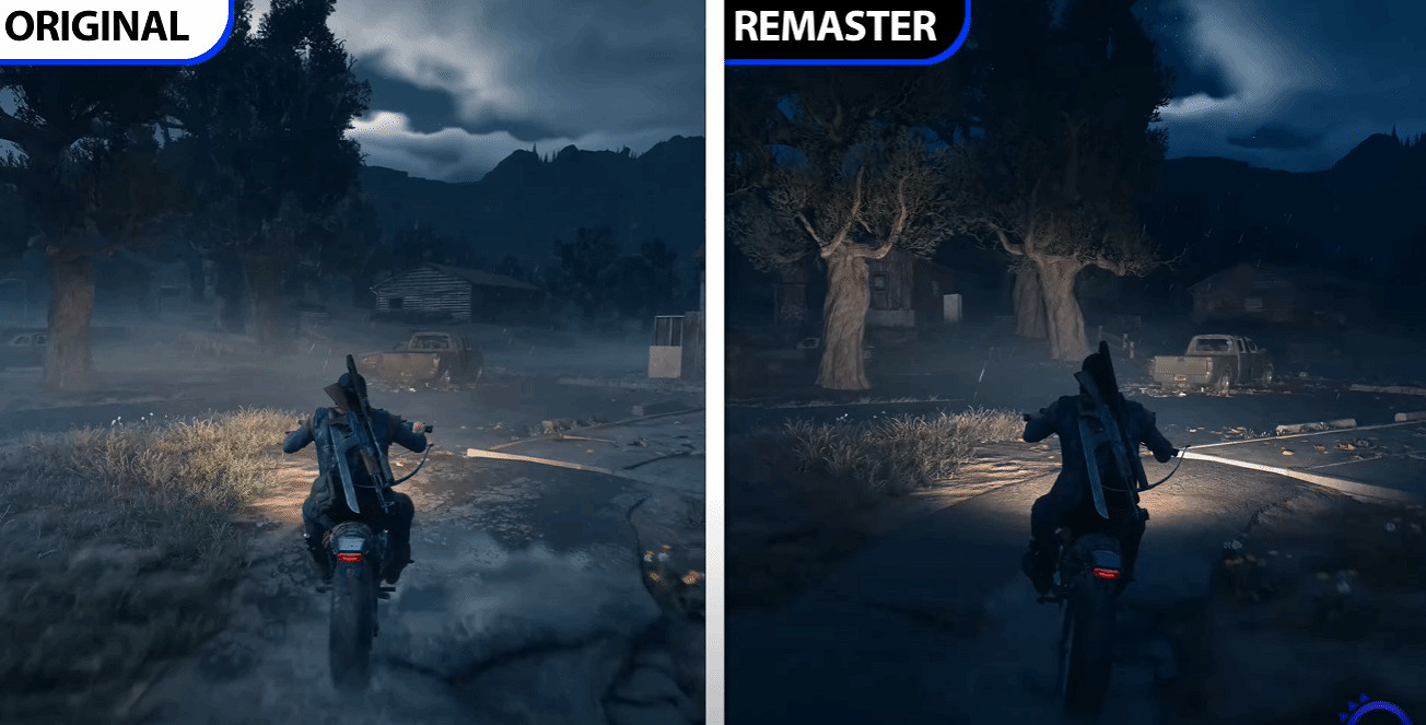 《往日不再》復刻版與原版對比：光照與紋理顯著優化