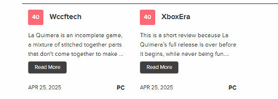 前地鐵團隊新作《La Quimera》突然跳票 陷差評泥沼 前地鐵團隊新作《La Quimera》突然跳票 陷差評泥沼