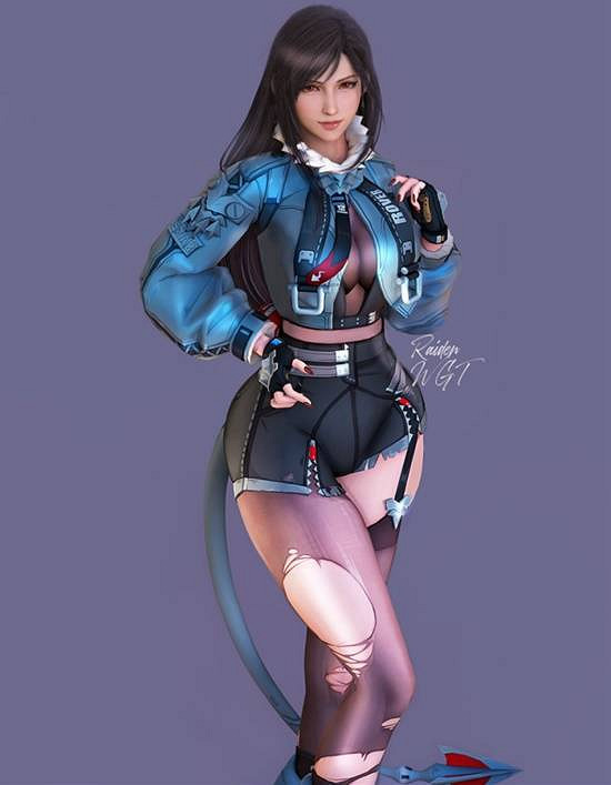 《最終幻想7重製版》蒂法3D美圖賞:豐滿身材超誘人! 《最終幻想7重製版》蒂法3D美圖賞:豐滿身材超誘人!