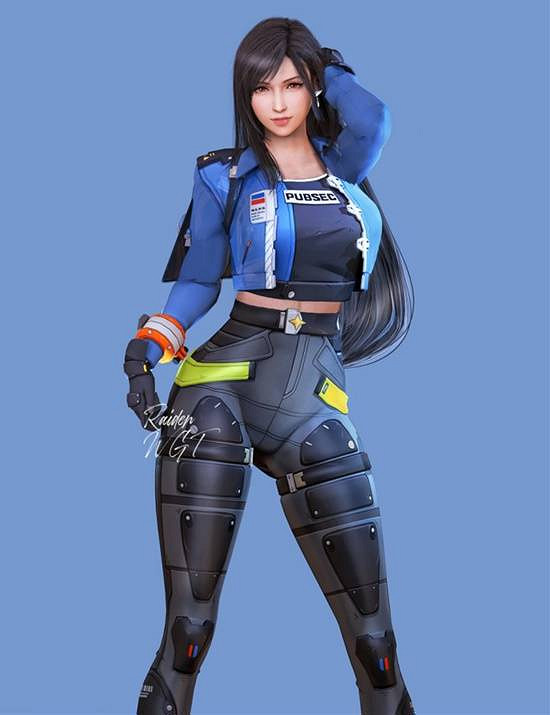 《最終幻想7重製版》蒂法3D美圖賞:豐滿身材超誘人! 《最終幻想7重製版》蒂法3D美圖賞:豐滿身材超誘人!