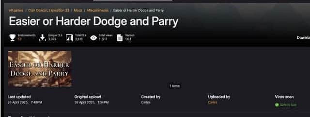 《光與影:33號遠征隊》玩家推出懶狗mod 可自動閃避 《光與影:33號遠征隊》玩家推出懶狗mod 可自動閃避