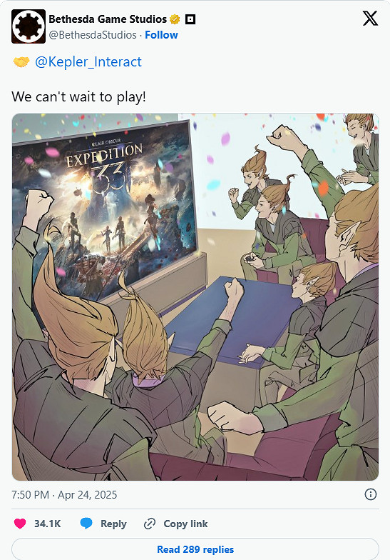 柏德之門3讚揚《光與影:33號遠征隊》銷量：後生可畏!