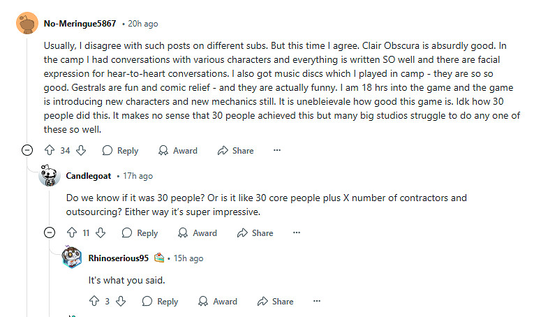 玩家稱讚《光與影》售價親民：許多公司應該感到羞愧!