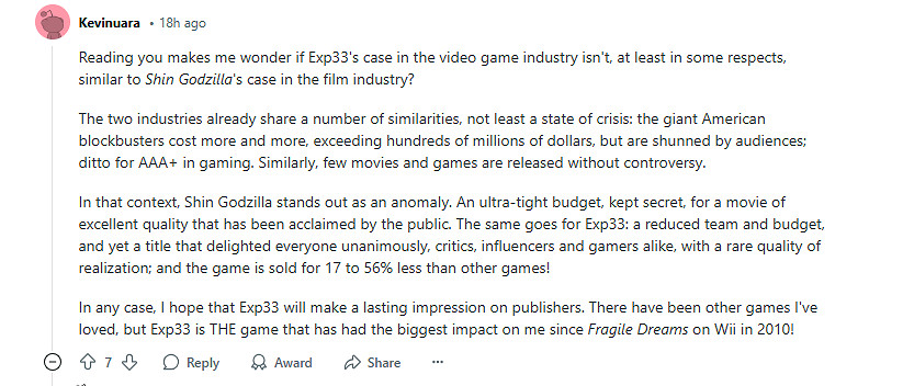 玩家稱讚《光與影》售價親民：許多公司應該感到羞愧!