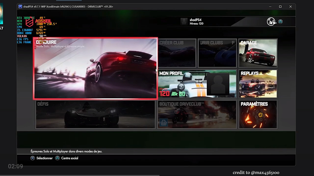 PS4模擬器已可運行《駕駛俱樂部》！但畫面仍有錯誤