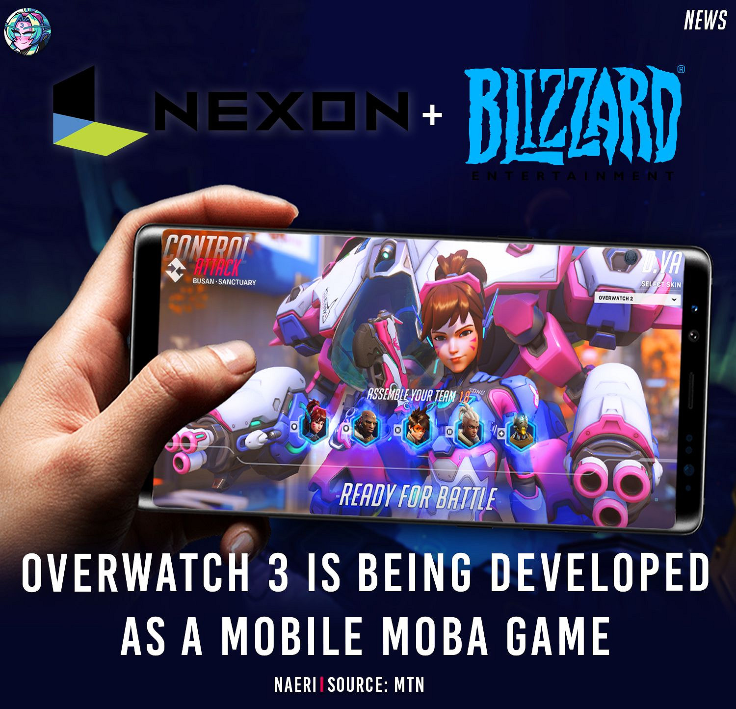 《鬥陣特攻手遊》!Nexon將和暴雪談判手遊營運權 《鬥陣特攻手遊》!Nexon將和暴雪談判手遊營運權