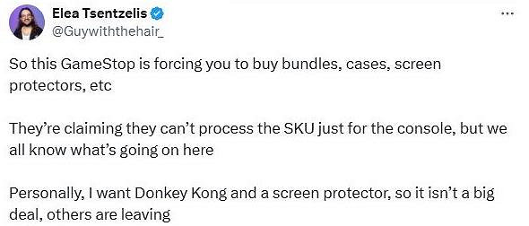 GameStop實體店 強制搭售高價Switch2套餐 遭到投訴！