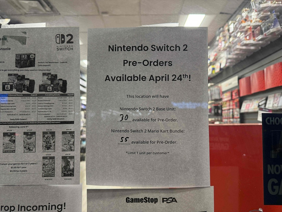 GameStop調查紐約門市強制捆綁銷售Switch2預售套餐事件 GameStop調查紐約門市強制捆綁銷售Switch2預售套餐事件