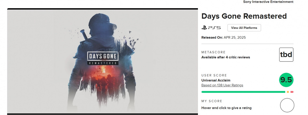 深受喜愛！《往日不再：復刻版》M站玩家評分9.5分好評