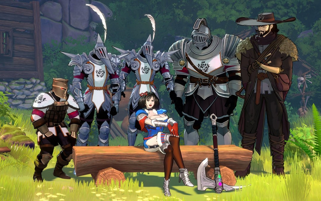 《Swords & Slippers》新截圖 大雷公主背後站五人 《Swords & Slippers》新截圖 大雷公主背後站五人