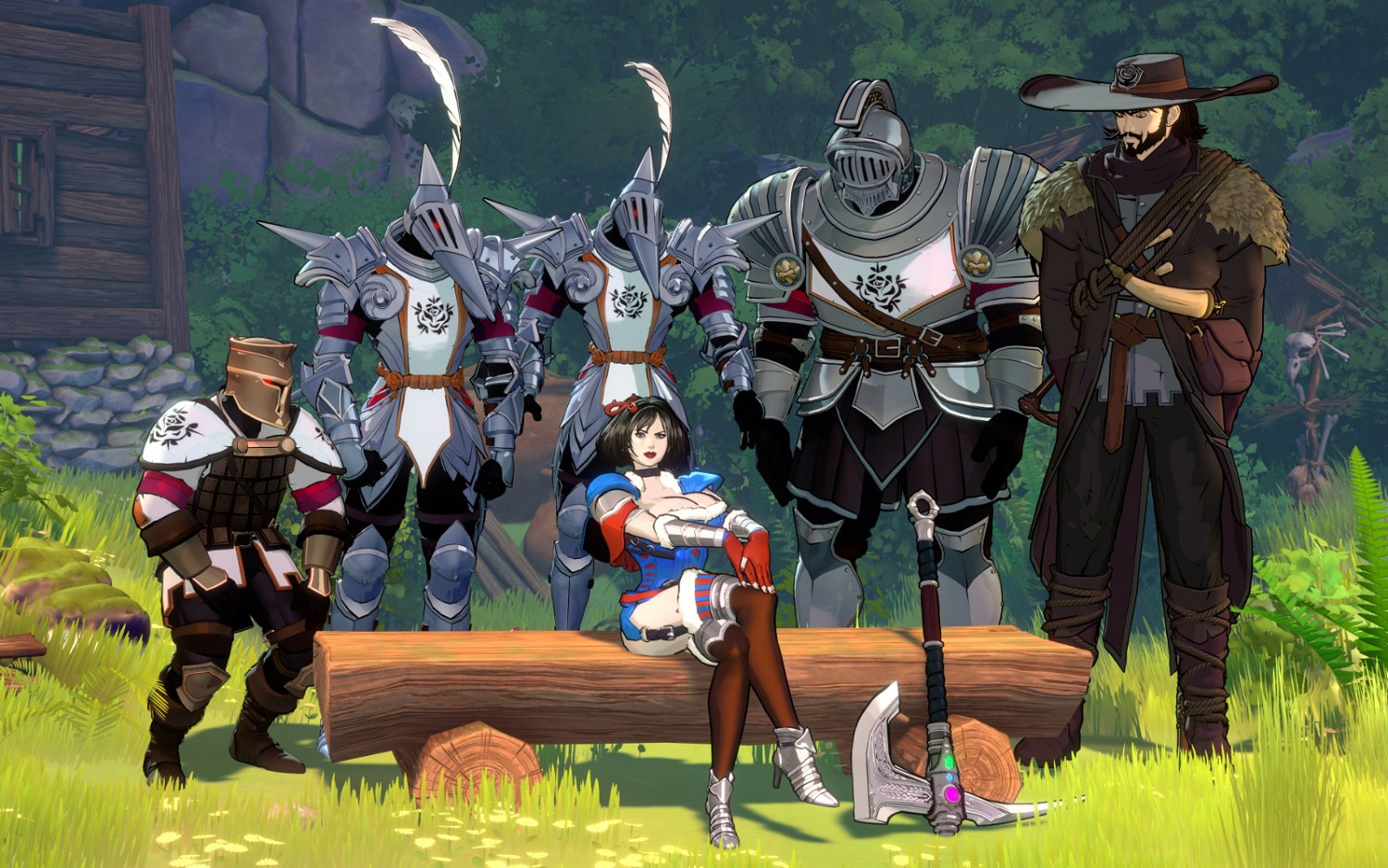 五男一女!《Swords & Slippers》截圖經典站位! 五男一女!《Swords & Slippers》截圖經典站位!