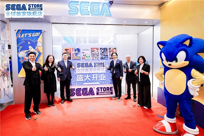 世嘉全球首家旗艦店開業儀式盛大舉行 索尼克空降百聯ZX引爆狂歡