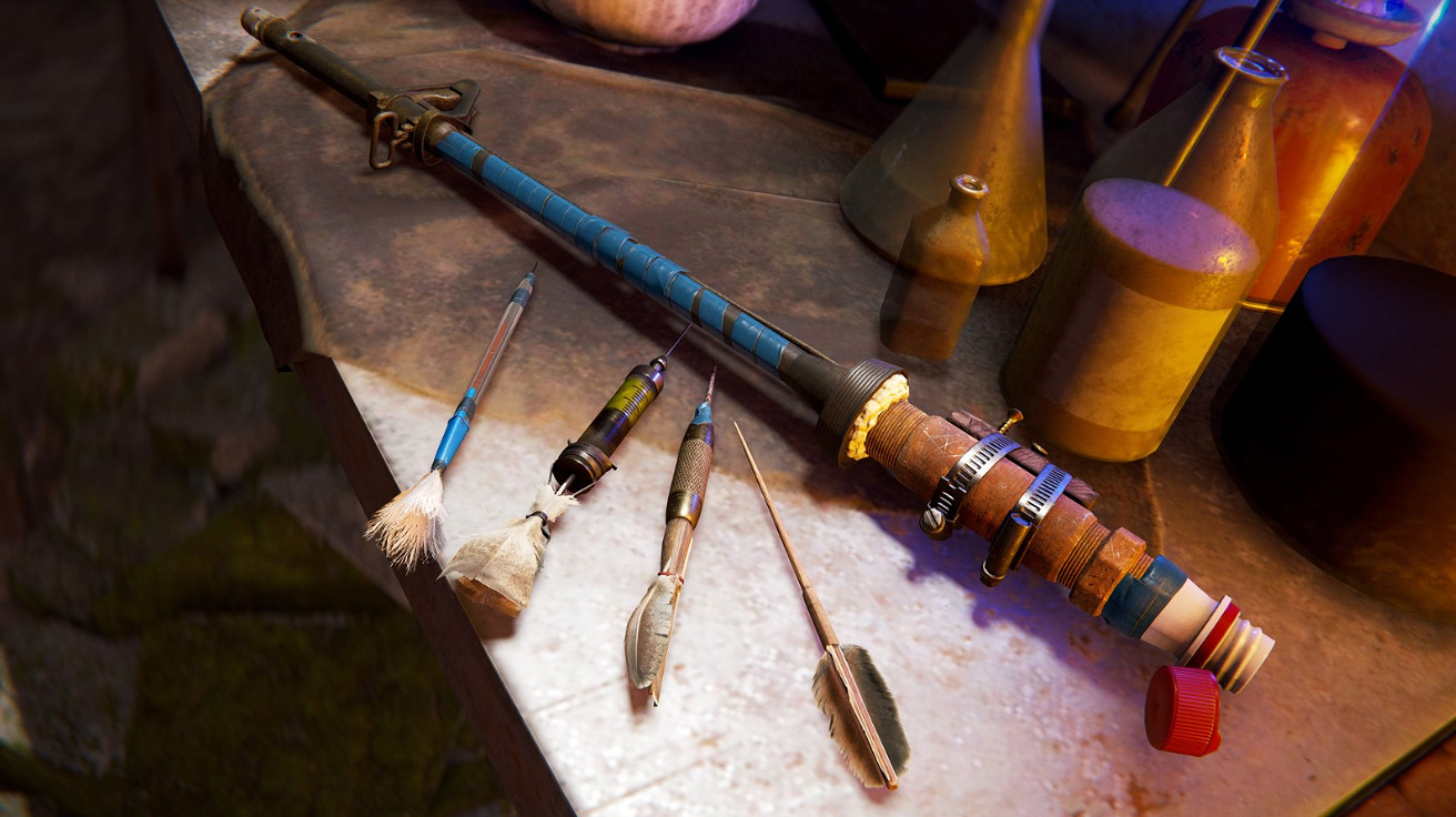 老外PTSD發作!《Rust》叢林地圖更新 實裝吹箭回旋鏢