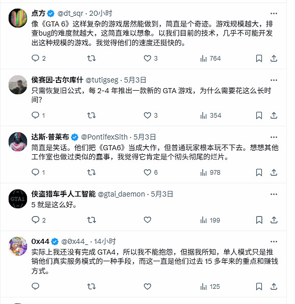 兩代GTA間隔13年！玩家控訴：知道我們怎麽過的嗎？