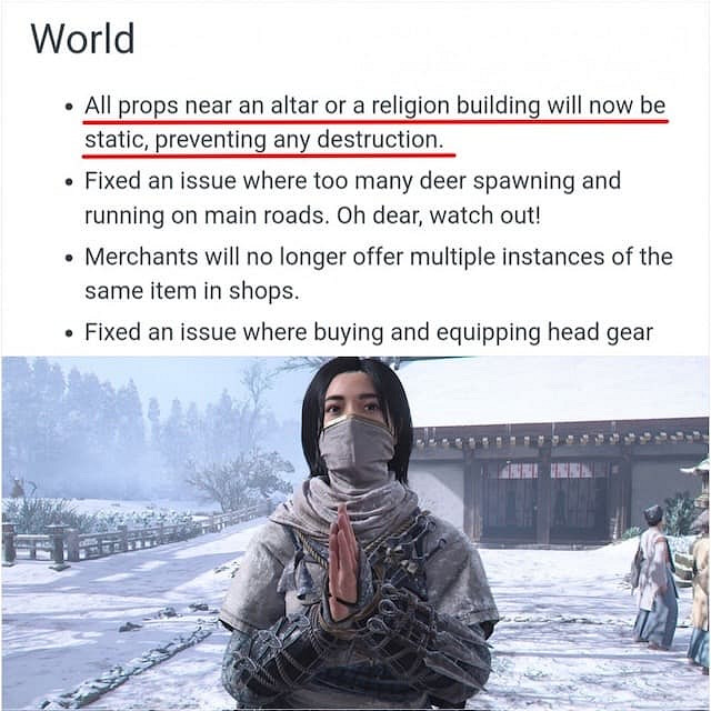 《刺客教條影》更新：禁止破壞宗教神社 回應日本抗議