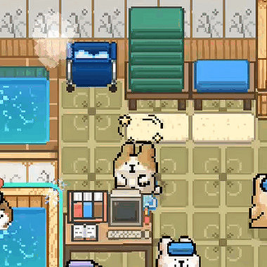 這澡堂誰泡了不迷糊？線條小狗官方遊戲《線條小狗：動物溫泉》定檔5月14日Steam發售