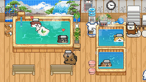 這澡堂誰泡了不迷糊？線條小狗官方遊戲《線條小狗：動物溫泉》定檔5月14日Steam發售