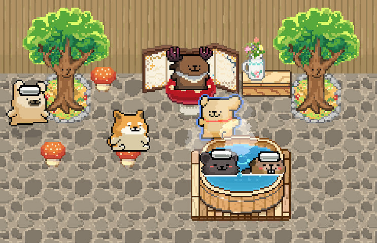 這澡堂誰泡了不迷糊？線條小狗官方遊戲《線條小狗：動物溫泉》定檔5月14日Steam發售