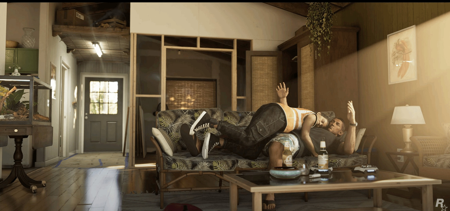 《GTA6》新預告女主對男主太熱情 網友:剛出獄很正常!